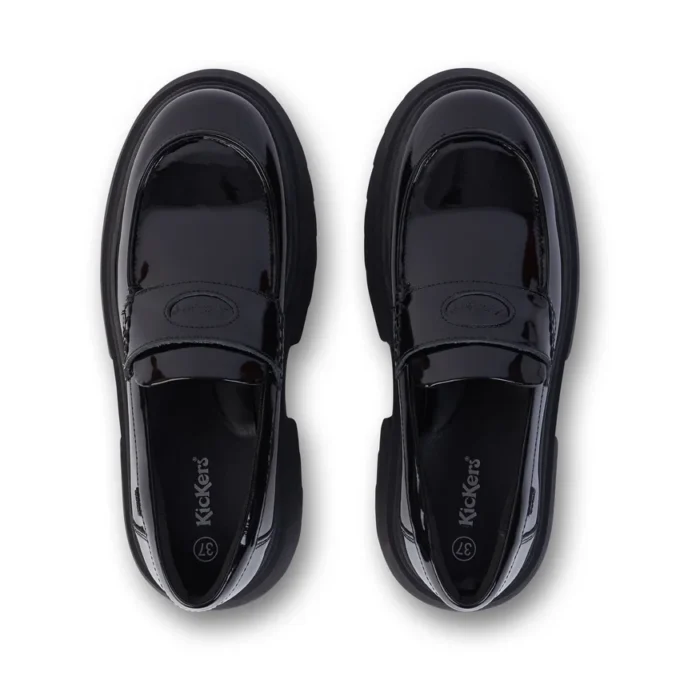 Youth Womens Kenzi Loafer Leather Black
