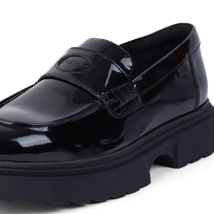 Youth Womens Kenzi Loafer Leather Black