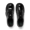 Youth Womens Kick Hi Leather Alternative Patent Leather Black