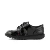 Youth Womens Kick Lo Brogue Patent Leather Black