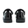 Youth Womens Kick T Bar Patent Leather Black