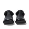 Youth Womens Kick T Bar Vel Leather Black