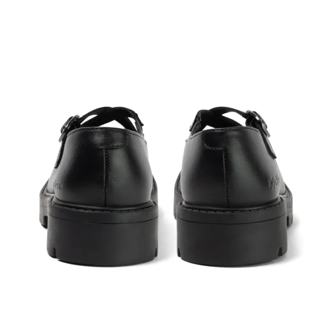 Youth Womens Kori MJ Cross High shine leather Black
