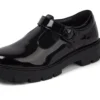Youth Womens Kori Tbar Patent Leather Black