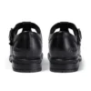 Youth Womens Lach T-Bar Leather Black