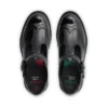 Youth Womens Lachly Brogue T Bar Patent Leather Black