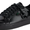 Youth Womens Tovni Lacer Leather Alternative Patent Leather Black