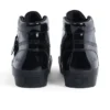 Youth Womens Tovni Stack Hi Flower Patent Leather Black