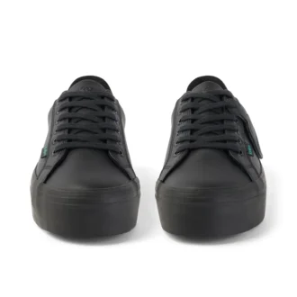 Adult Womens Tovni Stack Leather Alternative Black