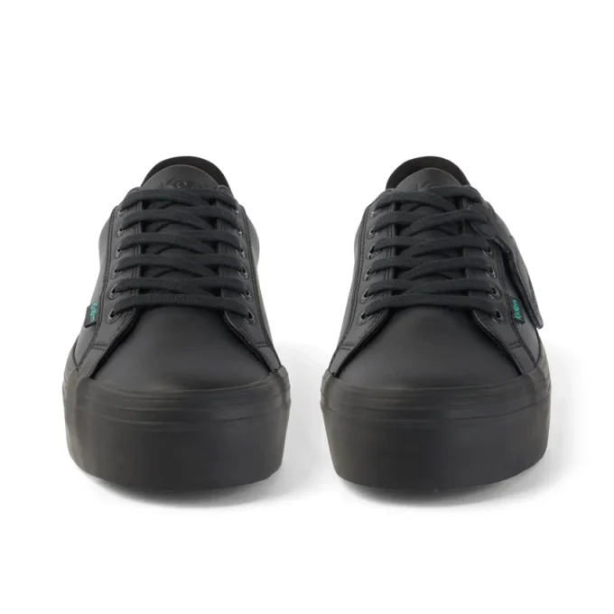 Youth Womens Tovni Stack Leather Alternative Black
