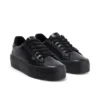 Youth Womens Tovni stack Leather Alternative Patent Leather Black