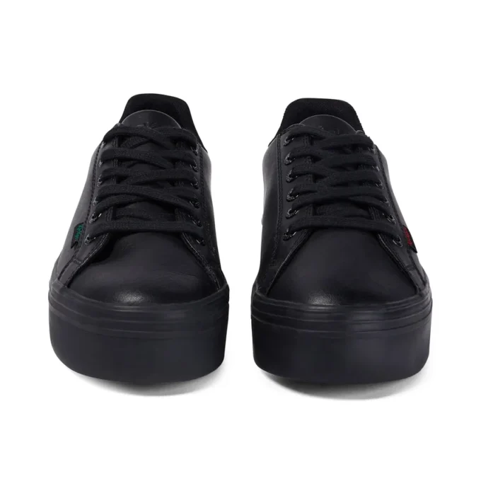 Youth Womens Tovni Stack Leather Black