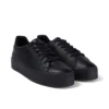 Youth Womens Tovni Stack Leather Black